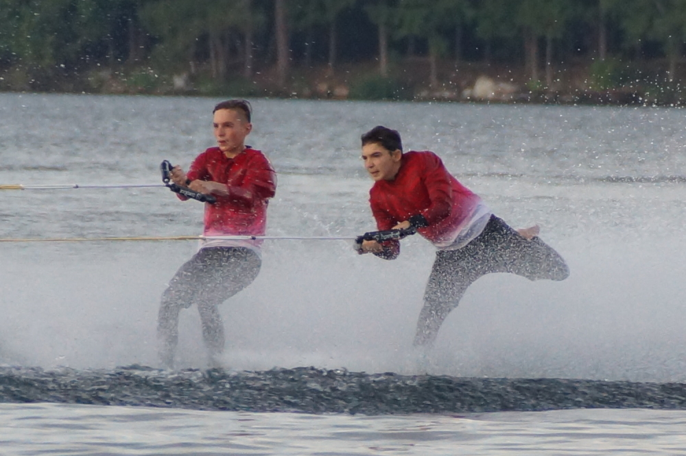 <center>Act VI,  Canoe Paddle Battle.</center>